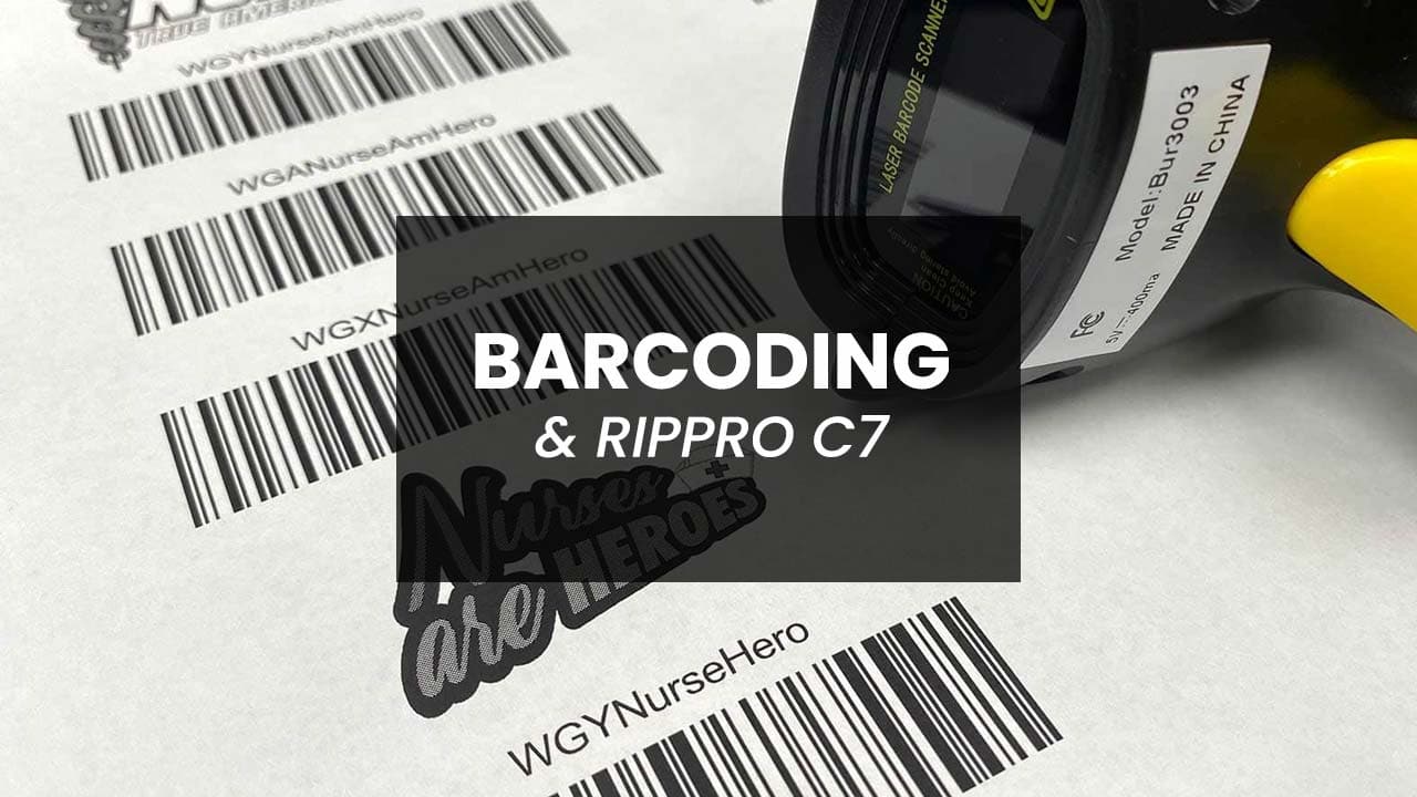 Barcoding and RipPro C7